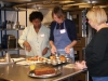 World Kitchen students making popovers